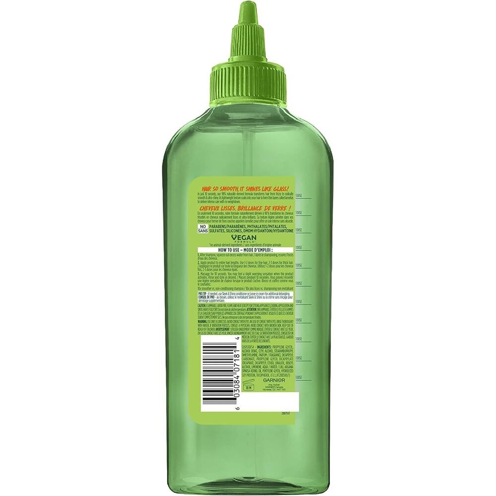 Garnier Fructis Sleek & Shine GLASS HAIR WATER Lamellar Rinse-Out 6.0 fl oz - Picture 8 of 9